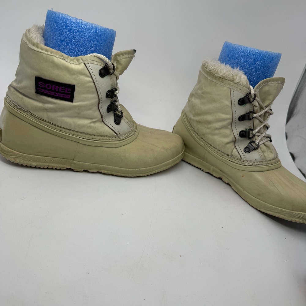 Sorel‎ Snow Boots Women 9 *Some Wear* Insulated Waterproof Lace Up Winter - Picture 8 of 12